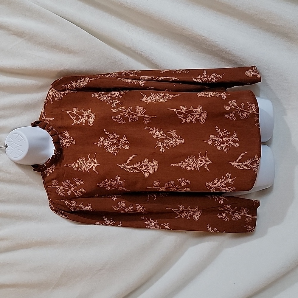 Mock Neck Blouse